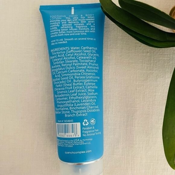 Quench Soothing Hand and Body Lotion Full Size 4 oz with Micro Water Complex - Picture 5 of 6